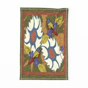 Painted Bunting Wall Hanging 6