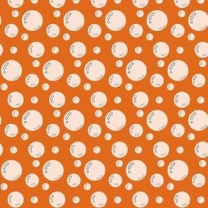 Bubbles on orange - small