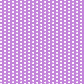 Purple White Polka Dot