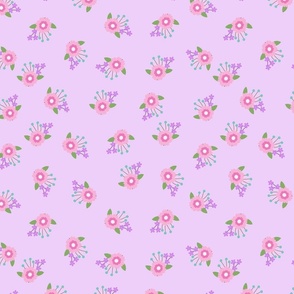 Purple Mini Floral 