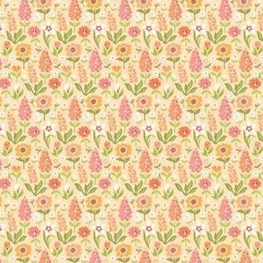 Little Prints: Berry Flower Field Peach