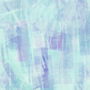 Crystal Stripes Strokes Abstract Teal