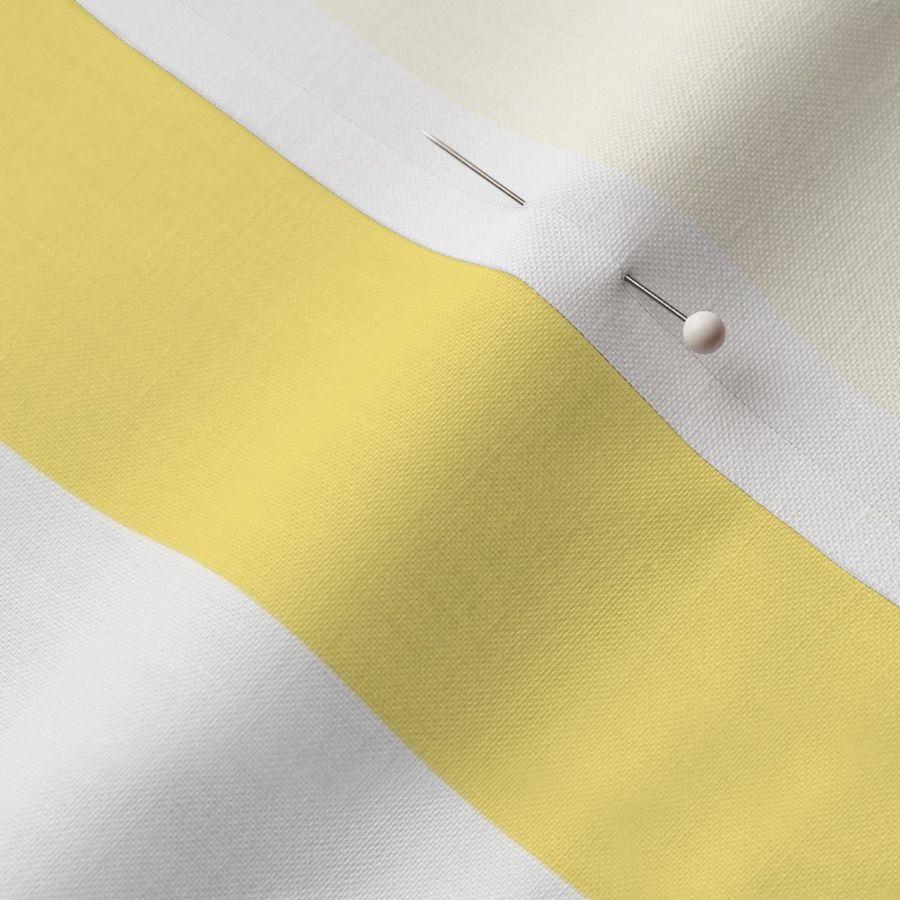 3" Vertical Stripe: Yellow Wide Basic Stripe, Lemon Yellow Stripe