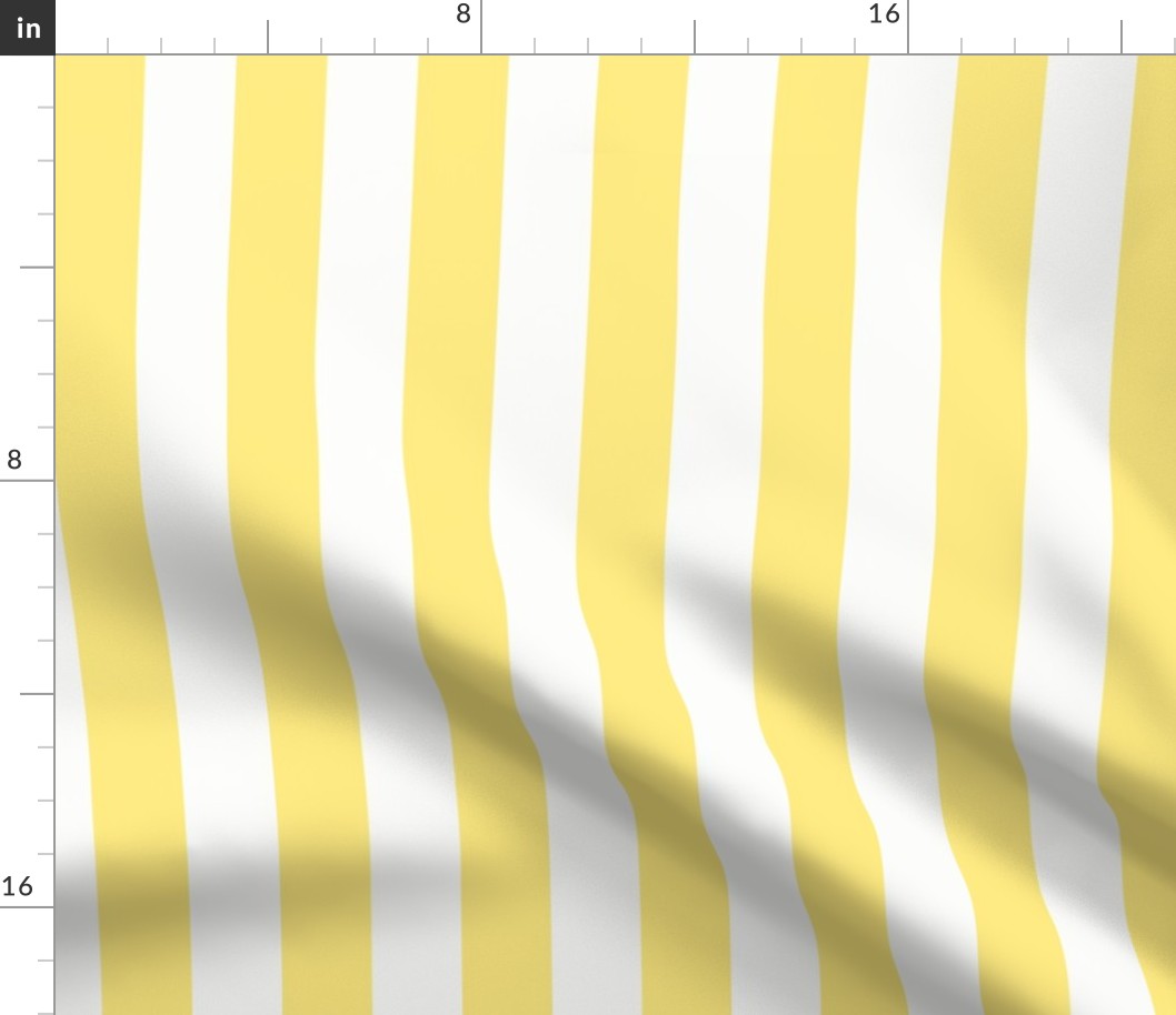 1.5" Vertical Stripe: Yellow Basic Stripe, Lemon Yellow Stripe