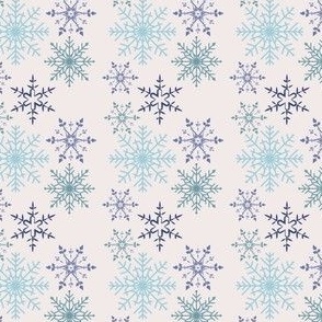Traditional snowflakes