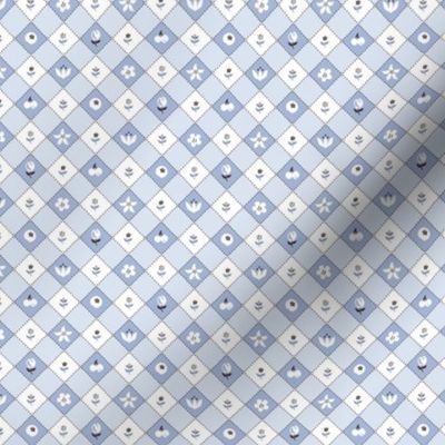 Diamond Gingham periwinkle