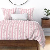 Lianna Cottage Flower & Vine Stripe II - Romance - small repeat