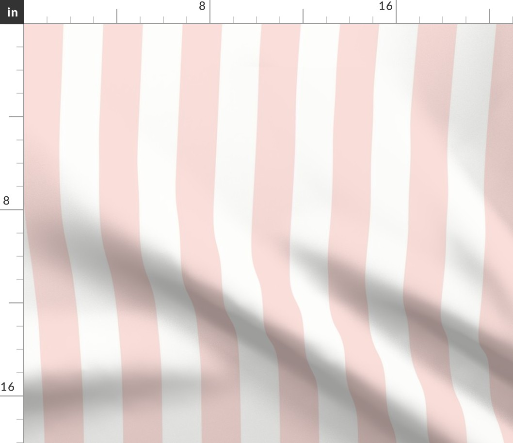 1.5" Vertical Stripe: Rose Gold Wide Basic Stripe, Pink Stripe