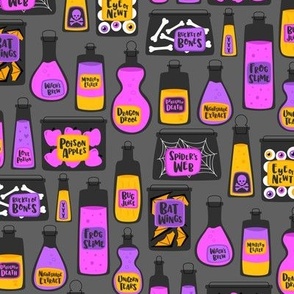 Witch's Potions (Orange, Purple, Pink)