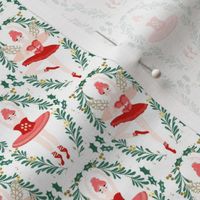 MINI nutcracker ballerina // nutcracker ballet nutcracker christmas xmas holiday xmas red and pink ballet christmas fabric by andrea lauren