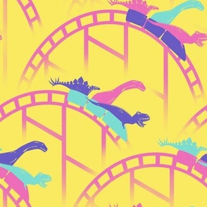 Rollercoaster-Rex in Sunny Stegosaurus, large