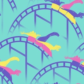 Rollercoaster-Rex in Mint-lodocus, large