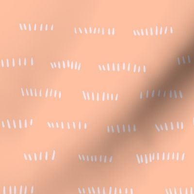 Tabby Stripes in Peach Emoji