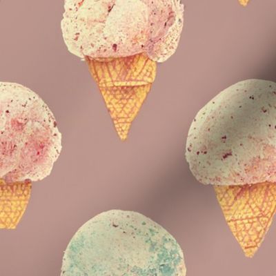 Ice Cream Pastel III  - Waffle Cones
