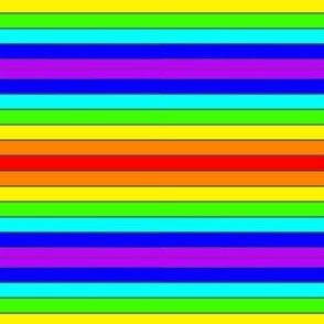 Rainbow stripes with grey lines
