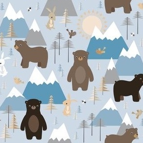 bears in mountains - medium