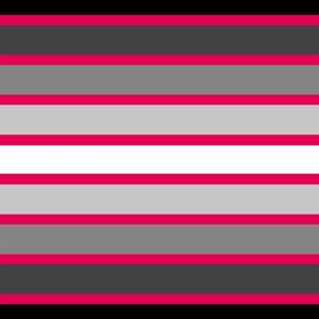 Grayscale stripes on magenta