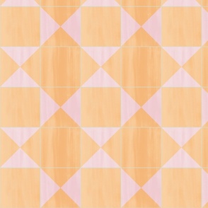 Painted Bold Tiles Peach & Cotton Candy