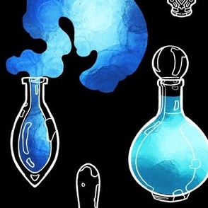 Magic Potion Bottles Sky Blue large scale