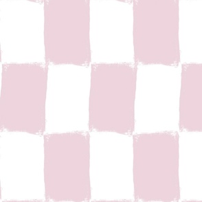 Queen Pink Painted Large Checkerboard