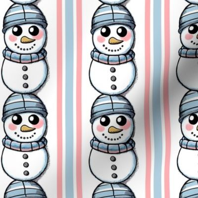 Snowman Stripes medium 