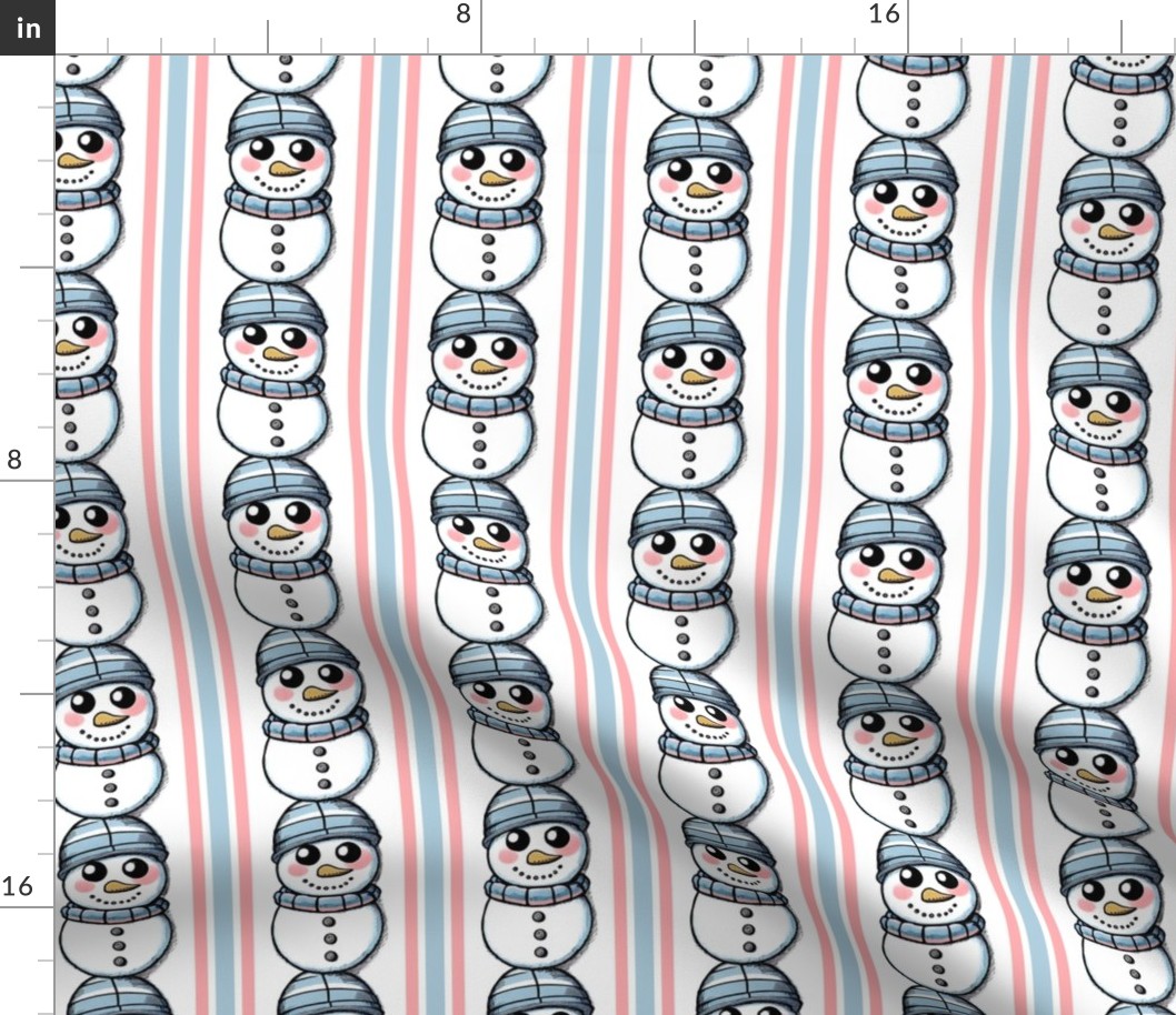 Snowman Stripes medium 