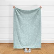 Monochrome botanicals teal large scale