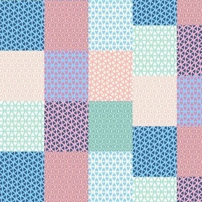 DesignerMim Heart Quilt Pattern — Colourful