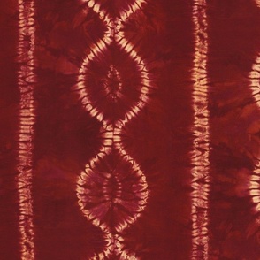 Brown shibori boho lines medium scale