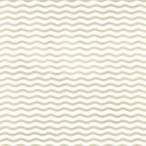 Natural Beige White Waves Slightly Worn