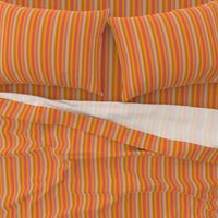 Stripes Petal Solid Color Orange and Pink