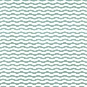 Medium Sea Green Waves Slightly Worn