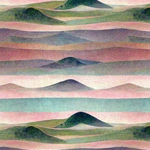 Hills of Pastels 1 - Modern Vintage