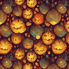 Halloween Spooky Jack O' Lantern