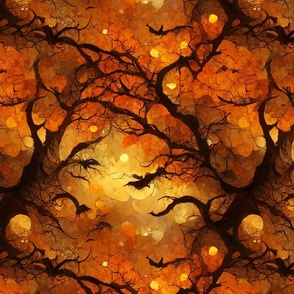 Halloween Spooky Creepy Trees