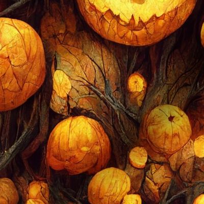Halloween Spooky Jack O' Lantern II