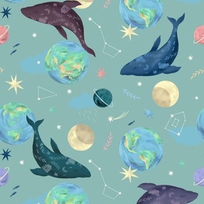 Whales and space