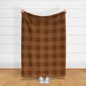 Autumnal Woodlands Plaid in Rust Large