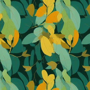 Eucalyptus, Botanical Illustration 