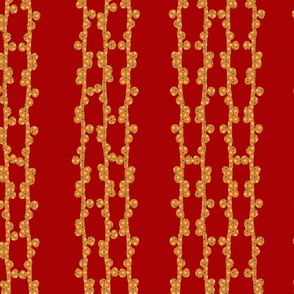 Abstract Berries on Currant Red | Large Scale