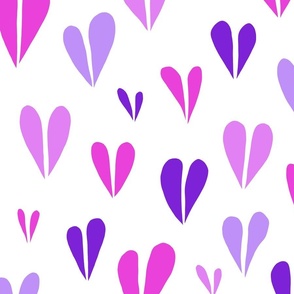 PINK AND PURPLE HEARTS 02 LARGE