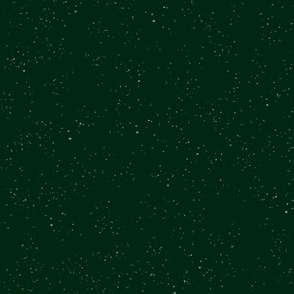 Solid Sacramento Green with snowflakes | Large Scale