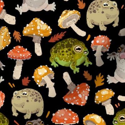 Frogs and Toadstool