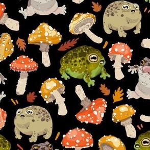 Frogs and Toadstool