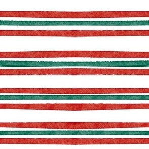 Christmas stripes, Red and green stripes