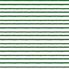 small // painted stripe // green