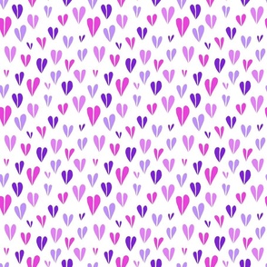 PINK AND PURPLE HEARTS 02 SMALL