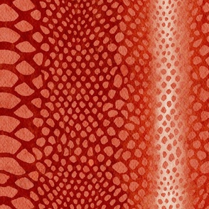 Imitation of snakeskin, Light red spots on a dark red background