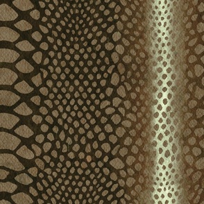 Imitation of snakeskin, Brown spots on a dark brown background