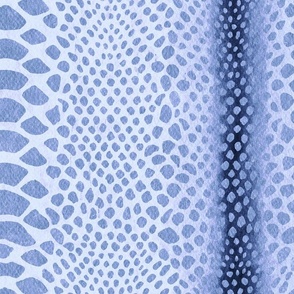 Imitation of snakeskin, Blue spots on a light blue background